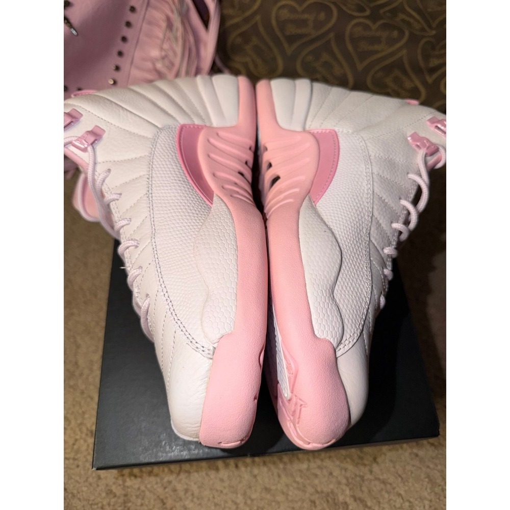Air Jordan 12 Retro GS 510815-600 Pink – Size 7Y (Women ~8.5) – DEADSTOCK - Picture 3 of 9